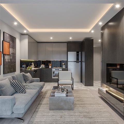 Apartments in a complex under construction in Tomyuk district