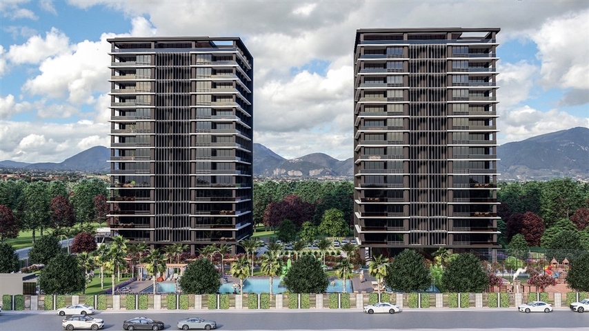 Spacious 5+1 apartments in the central area of Yenisehir