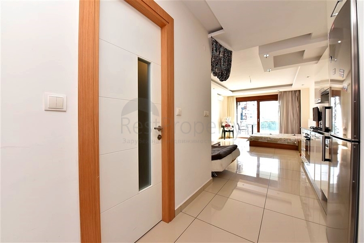 Studio apartment 0+1 in a residential area of Alanya