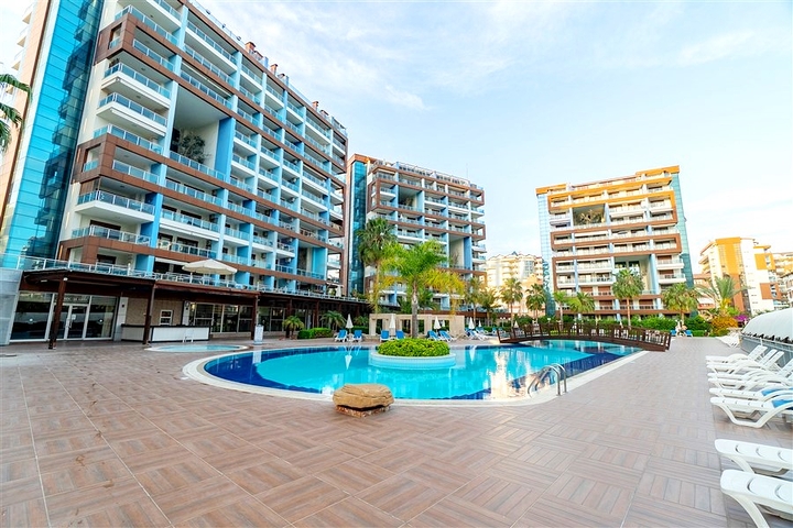 Studio apartment 0+1 in a residential area of Alanya