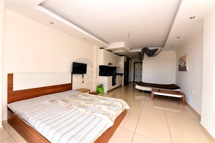 Studio apartment 0+1 in a residential area of Alanya