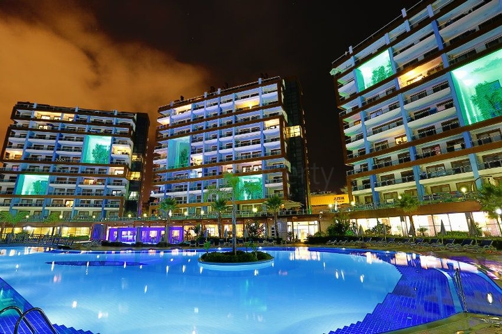Studio apartment 0+1 in a residential area of Alanya