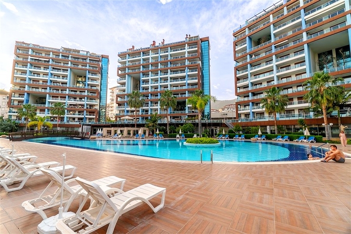 Studio apartment 0+1 in a residential area of Alanya