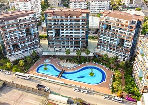 Studio apartment 0+1 in a residential area of Alanya