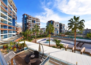 Studio apartment 0+1 in a residential area of Alanya