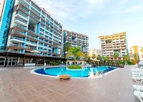 Studio apartment 0+1 in a residential area of Alanya