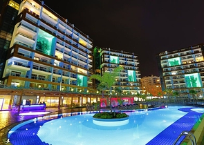 Studio apartment 0+1 in a residential area of Alanya