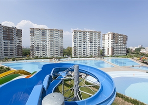 Apartments for sale in a ready-made residential complex in Erdemli district