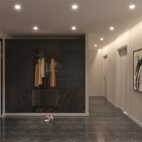 Apartments in a complex under construction with rich infrastructure in the Erdemli area