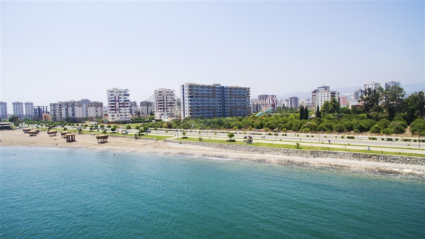 Apartments on the first coastline in Erdemli district