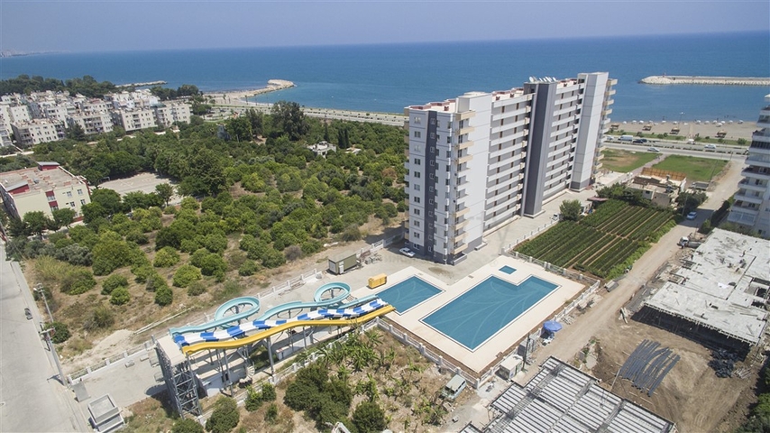 Apartments on the first coastline in Erdemli district
