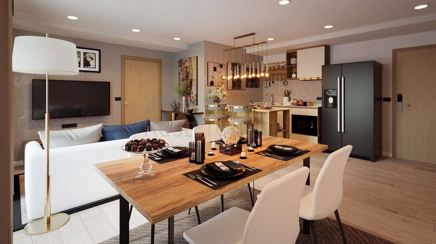 Residential complex under construction in Bang Tao beach area