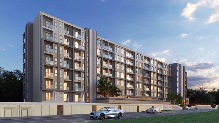 Residential complex under construction in Bang Tao beach area