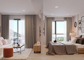 Residential complex under construction in Bang Tao beach area