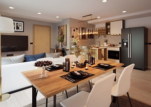 Residential complex under construction in Bang Tao beach area