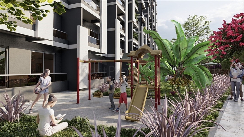 An investment project under construction in the Kocahasanli district