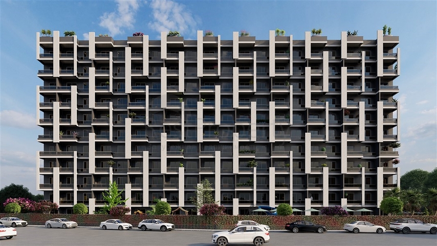 An investment project under construction in the Kocahasanli district