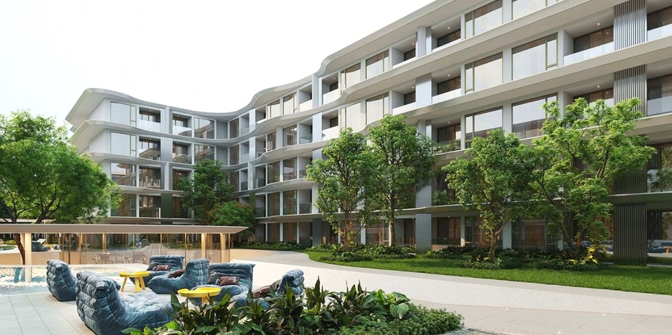 Premium class apartments on the first line in Bangtao district