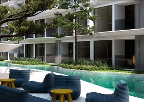 Premium class apartments on the first line in Bangtao district