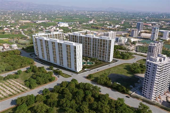 Large-scale residential complex under construction in Arpachbakhshish district
