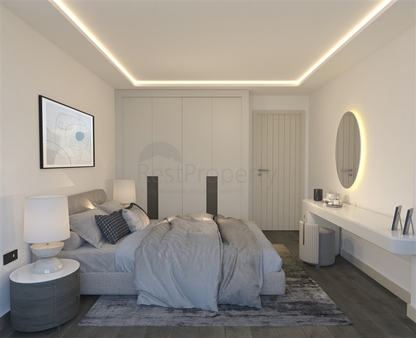 Apartments in a premium segment complex under construction, 150 meters from the sea