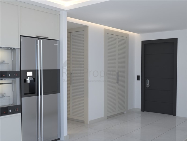 Apartments in a premium segment complex under construction, 150 meters from the sea