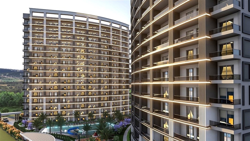 Apartments with hotel infrastructure in the Erdemli area