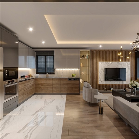 Apartments with hotel infrastructure in the Erdemli area