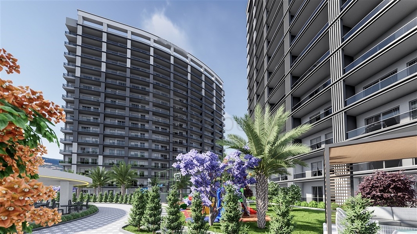 Apartments with hotel infrastructure in the Erdemli area