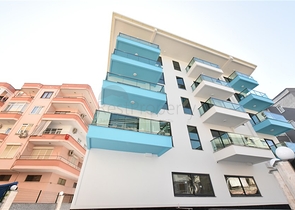 Apartments in the very center of Alanya with sea view 