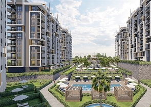 1+1 apartments in the new Avsallara residential complex