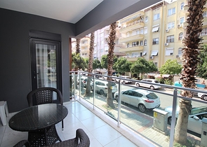 Furnished 2+1 apartment in the very center of Alanya