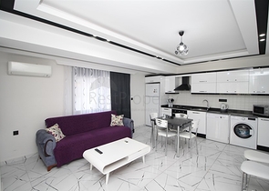 Furnished 2+1 apartment in the very center of Alanya