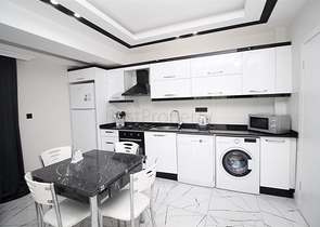 Furnished 2+1 apartment in the very center of Alanya