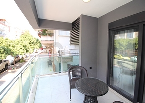 Furnished 2+1 apartment in the very center of Alanya