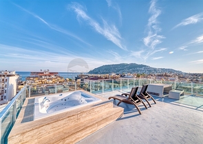 Furnished 2+1 apartment in the very center of Alanya