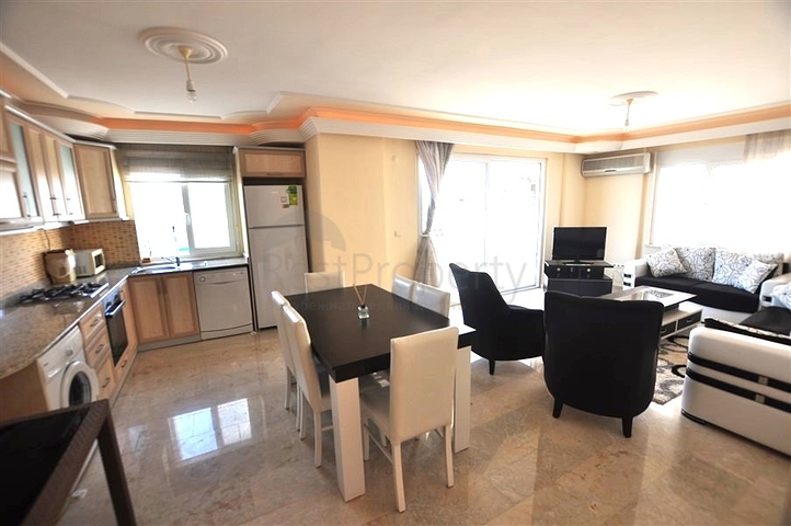 Furnished 2+1 apartment in Mahmutlar