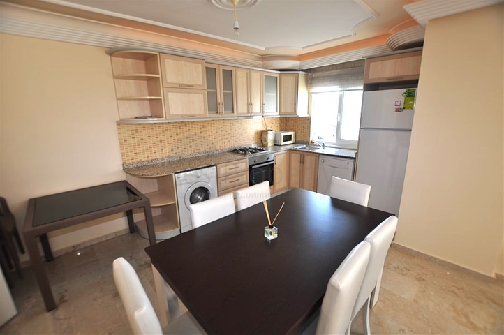 Furnished 2+1 apartment in Mahmutlar