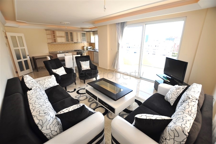 Furnished 2+1 apartment in Mahmutlar