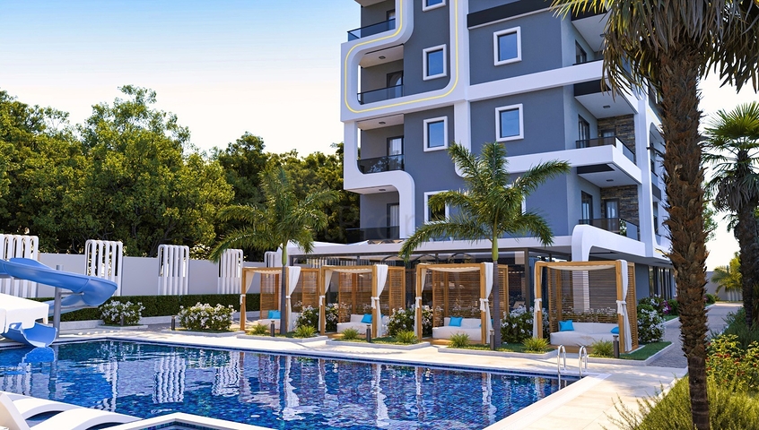 1+1 apartment in a premium complex in Mahmutlar district