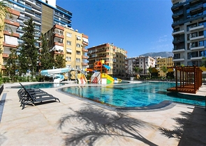 1+1 apartment in a premium class complex on the first coastline 