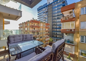 1+1 apartment in a premium class complex on the first coastline 