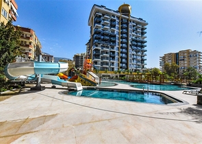 1+1 apartment in a premium class complex on the first coastline 