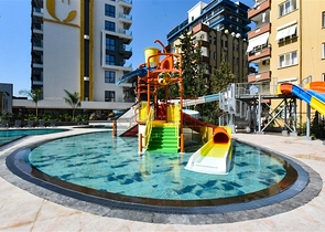 1+1 apartment in a premium class complex on the first coastline 