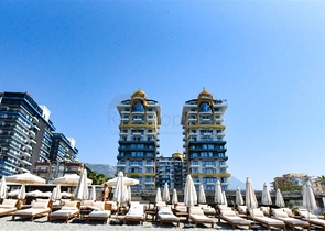 1+1 apartment in a premium class complex on the first coastline 