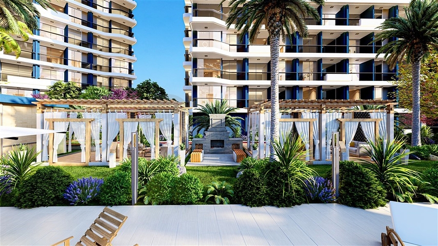 Villas with private pool under construction in Tomyuk-Erdemli area Villas with private pool under construction in Tomyuk-Erdemli area