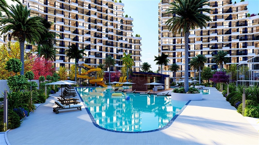 Villas with private pool under construction in Tomyuk-Erdemli area Villas with private pool under construction in Tomyuk-Erdemli area
