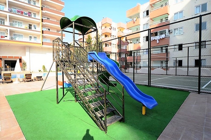 Furnished 1+1 apartment in Mahmutlar district