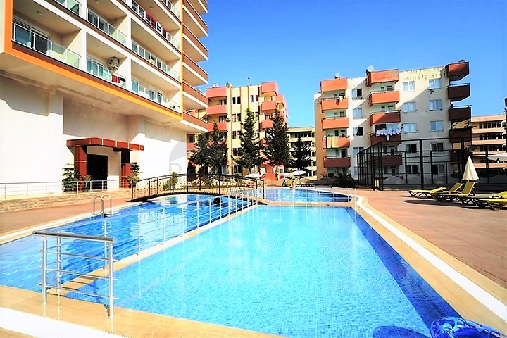 Furnished 1+1 apartment in Mahmutlar district