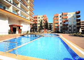 Furnished 1+1 apartment in Mahmutlar district